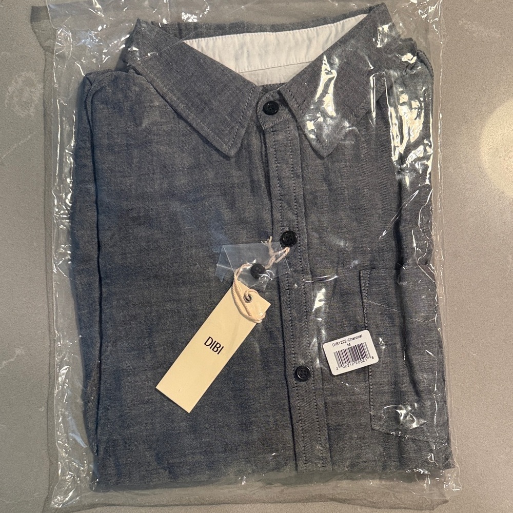 Men's Casual Button Down Shirt - Gray